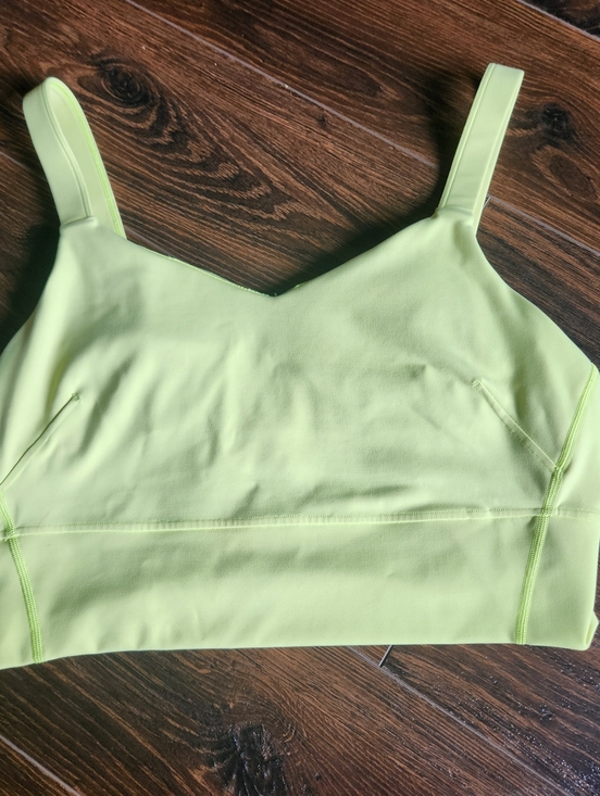 lululemon athletica Tops - Lululemon Lime Green Sports Bra Top